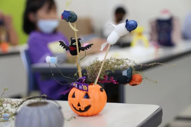 まゆ玉工作教室　ハロウィン_1