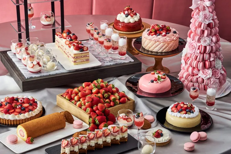 いちごのスイーツビュッフェ【ヒルトン横浜】