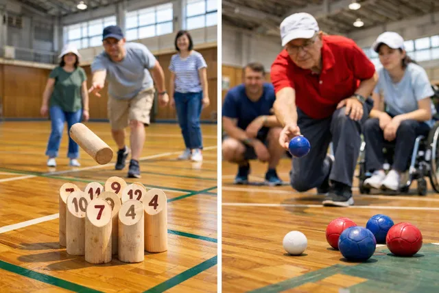 モルック＆ボッチャ体験で遊び尽くす休日