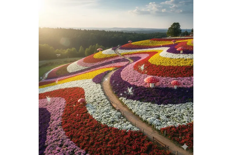 ペチュニア・キンギョソウの見頃【東京ドイツ村】