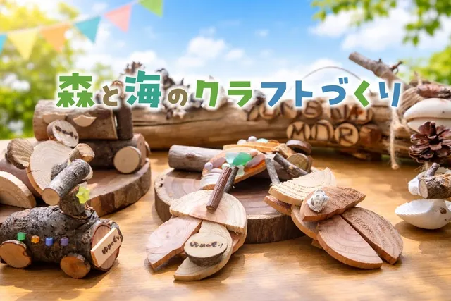 海と森のクラフトづくり_1