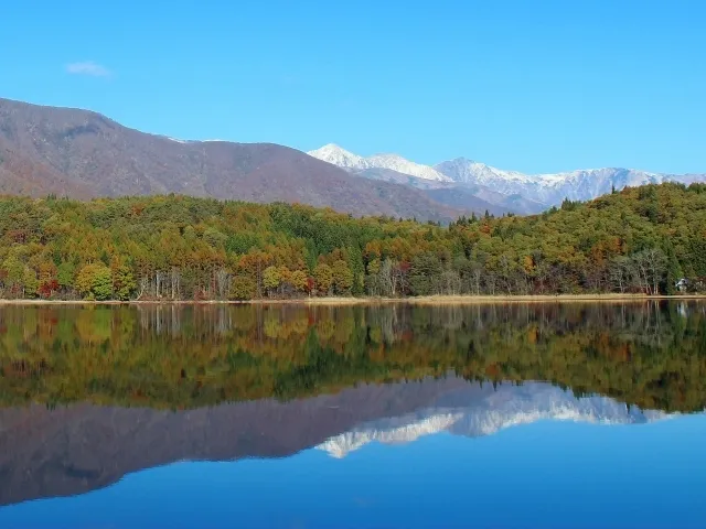 【紅葉・見ごろ】仁科三湖_1