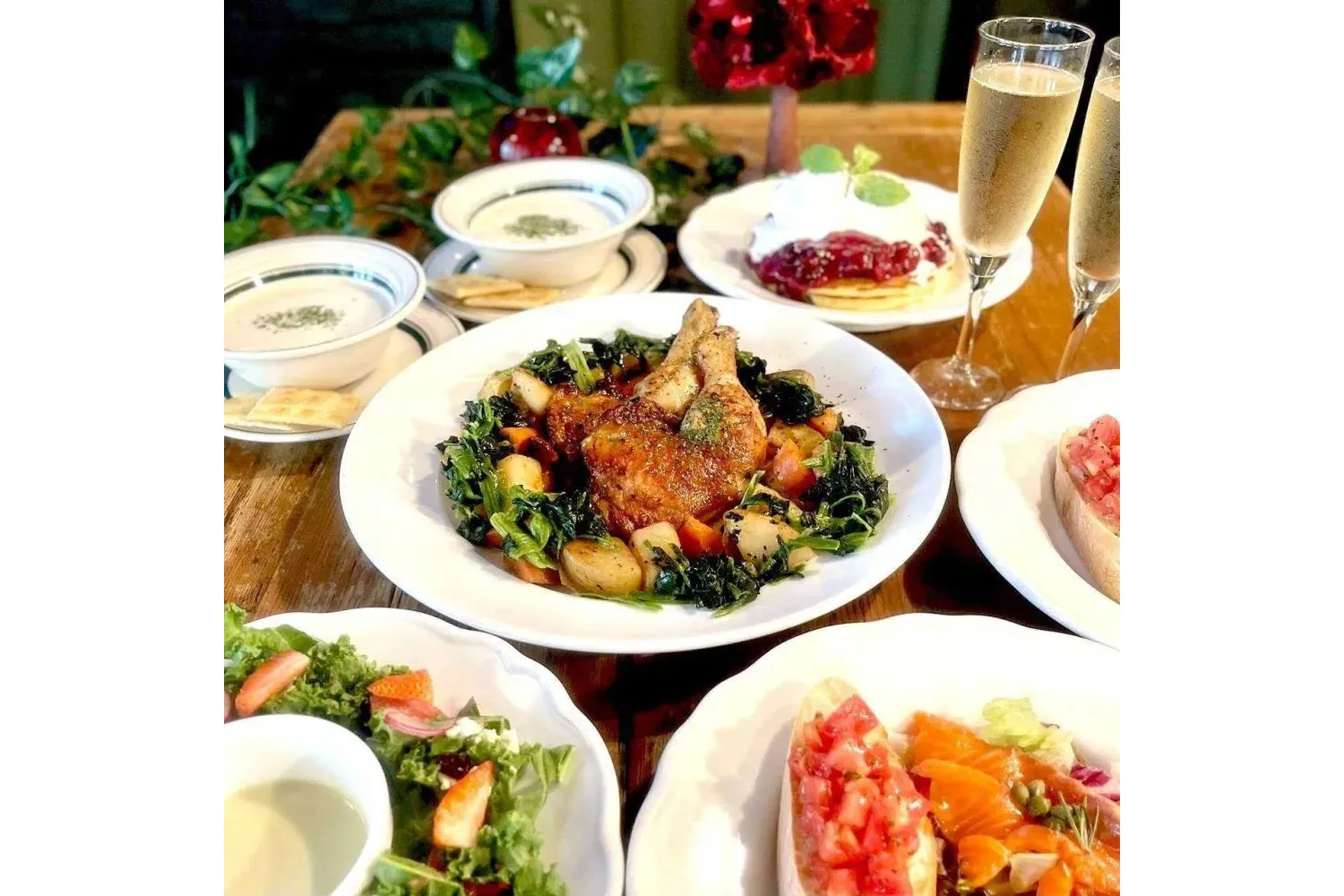 【クリスマス2024】ローストビーフ、骨付き鶏もも肉など5皿【Bubby’s New York ARK Hills】_1