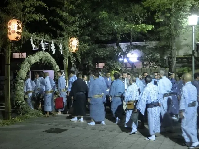 鳥越神社　茅の輪くぐり_1