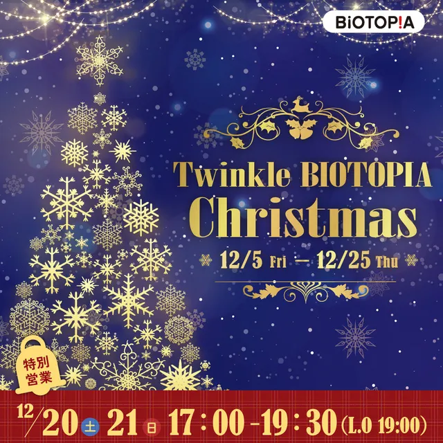 Twinkle BIOTOPIAクリスマス（イルミネーション）_1