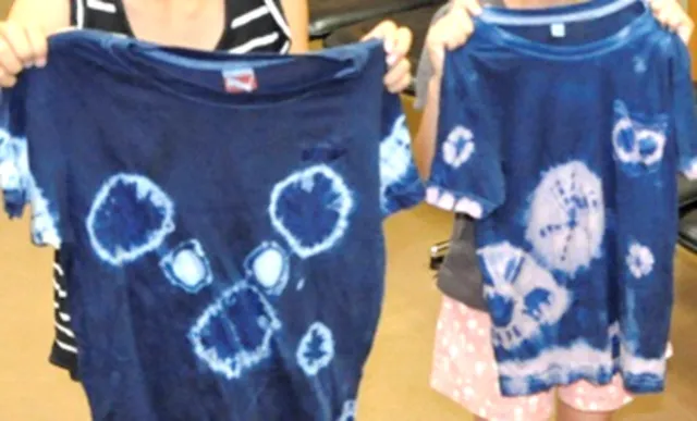 小学生向け教室「藍染Ｔシャツ作り」_1