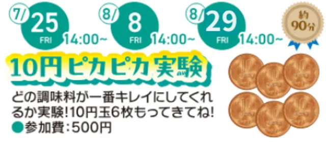 夏休み自由研究「10円ピカピカ実験」_1