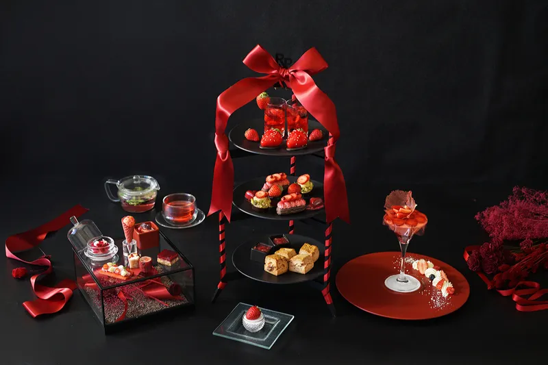 埼玉県産いちご「あまりん」アフタヌーンティー2026 1st ルージュ・ド・あまりん【ロイヤルパインズホテル浦和】