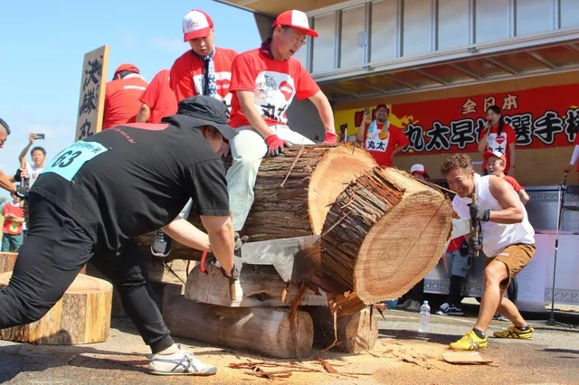 第32回全日本丸太早切選手権大会_1