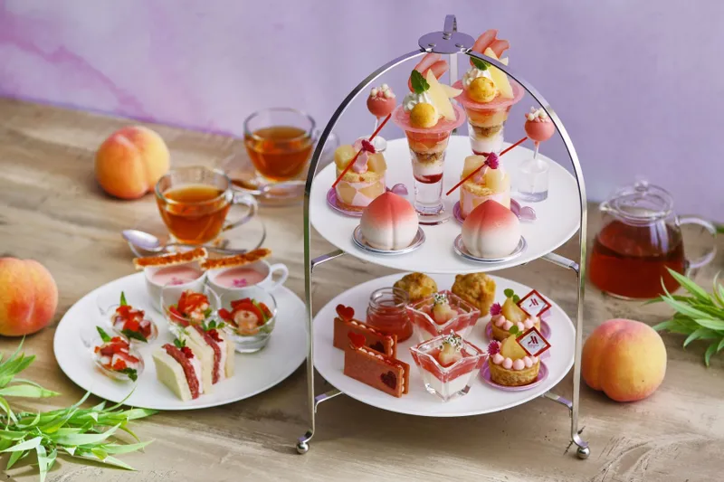 Summer Peach Afternoon Tea【東京マリオットホテル】