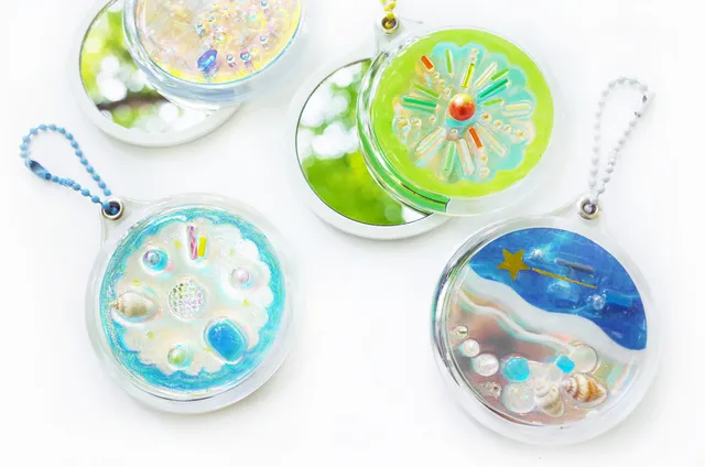 夏休み限定　UVレジンでつくる｢オーシャンミラー｣_1