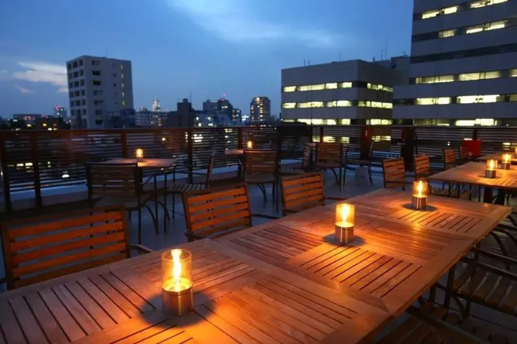神楽坂屋上ビアガーデン