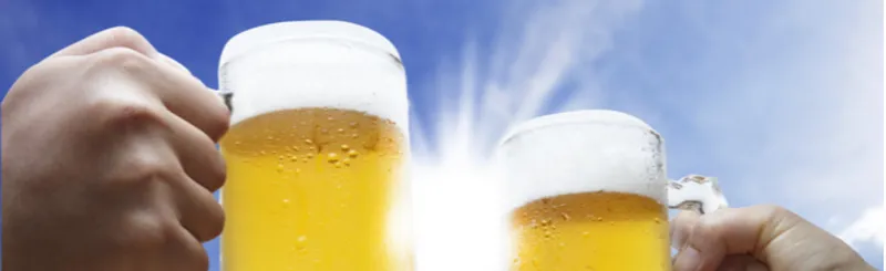 昼から飲めるビアガーデン