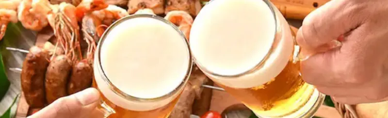 お酒とお肉のハーモニーを堪能♪