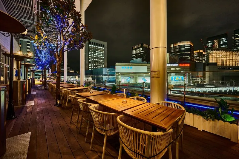 夜景と青空の天空ビアガーデン BBQ LAPIS BLEU TOKYO 有楽町店_3