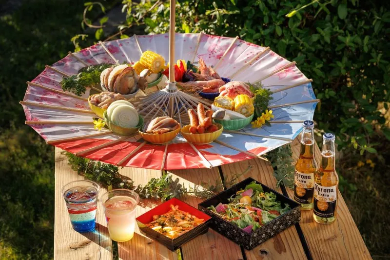 新宿ルミネ屋上BBQ 旅するビアガーデン Hello_3