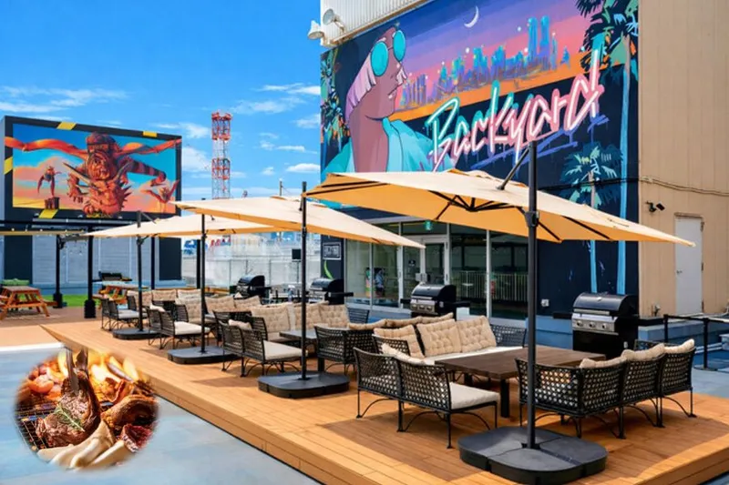 アートと音楽の屋上BBQビアガーデン BACK YARD 横浜ビブレ店