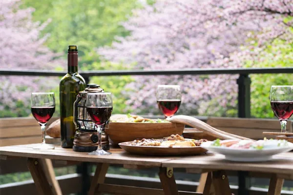 お花見スポット近くのレストラン