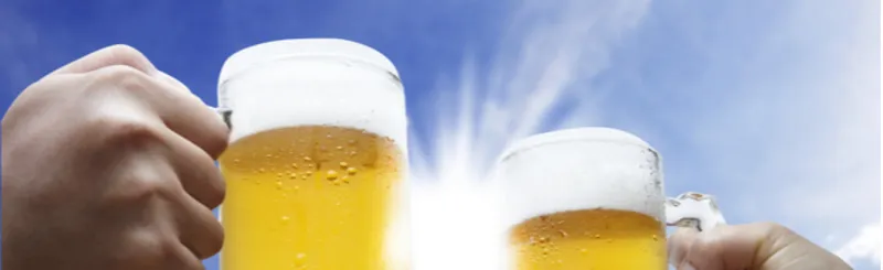 昼から飲めるビアガーデン