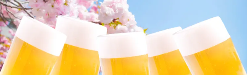 春から開いてるビアガーデン