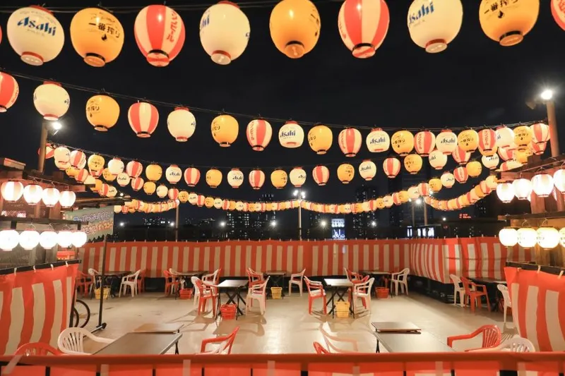 祭屋台とBBQビアガーデン【屋上祭宴】天満橋屋上店