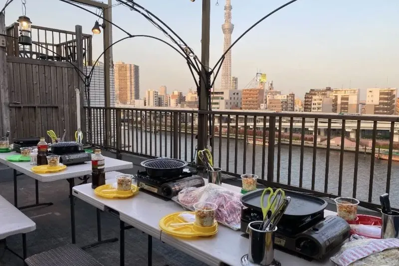 貸切BBQ＆屋上ビアガーデン 浅草ツリーハウス