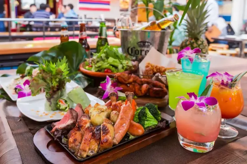 手ぶらBBQ食べ放題×ハワイアンビアガーデン スカイグリル 新宿店_1