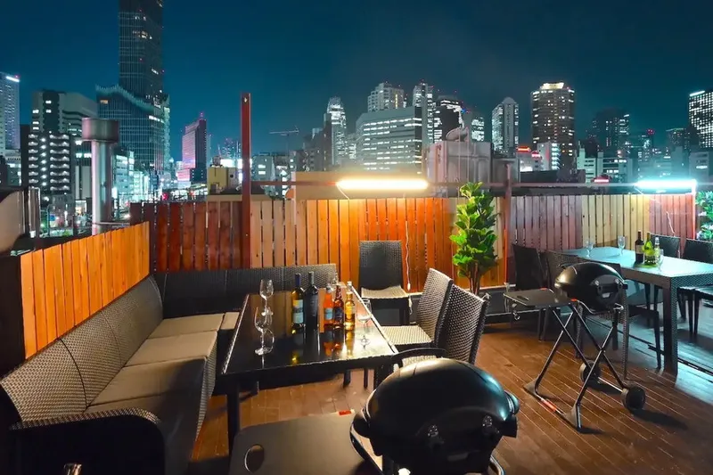 青空と夜景のBBQビアガーデン 新大久保 terrace_1