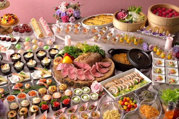 お花見＆桜スイーツビュッフェ