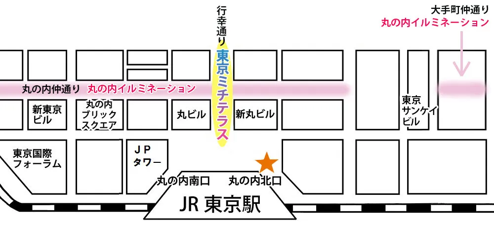 東京ミチテラス地図1