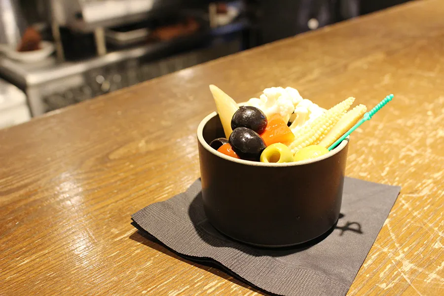 UNPLAN Kagurazaka カフェ&バー「ピクルスの盛り合わせ」(500円)