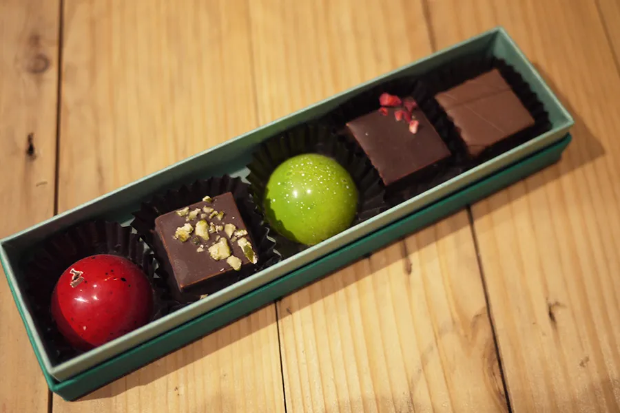 アーティチョークチョコレート　「おすすめのボンボンショコラ5種」