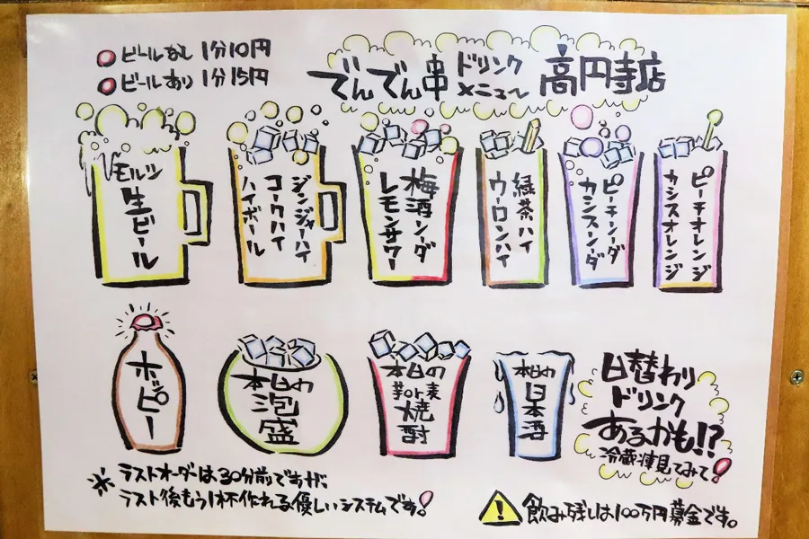 でんでん串 高円寺駅前階段急店