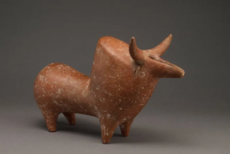 ▲コブ牛形土器