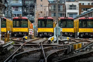 東京メトロ　上野検車区