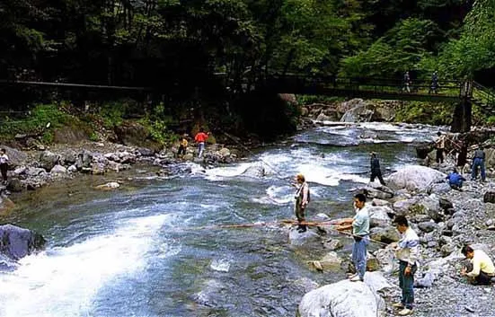 日原渓流釣場