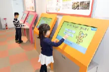 ▲2階「体験型コンテンツコーナー」