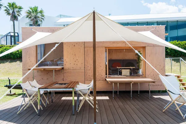 snow peak glamping 京急観音崎