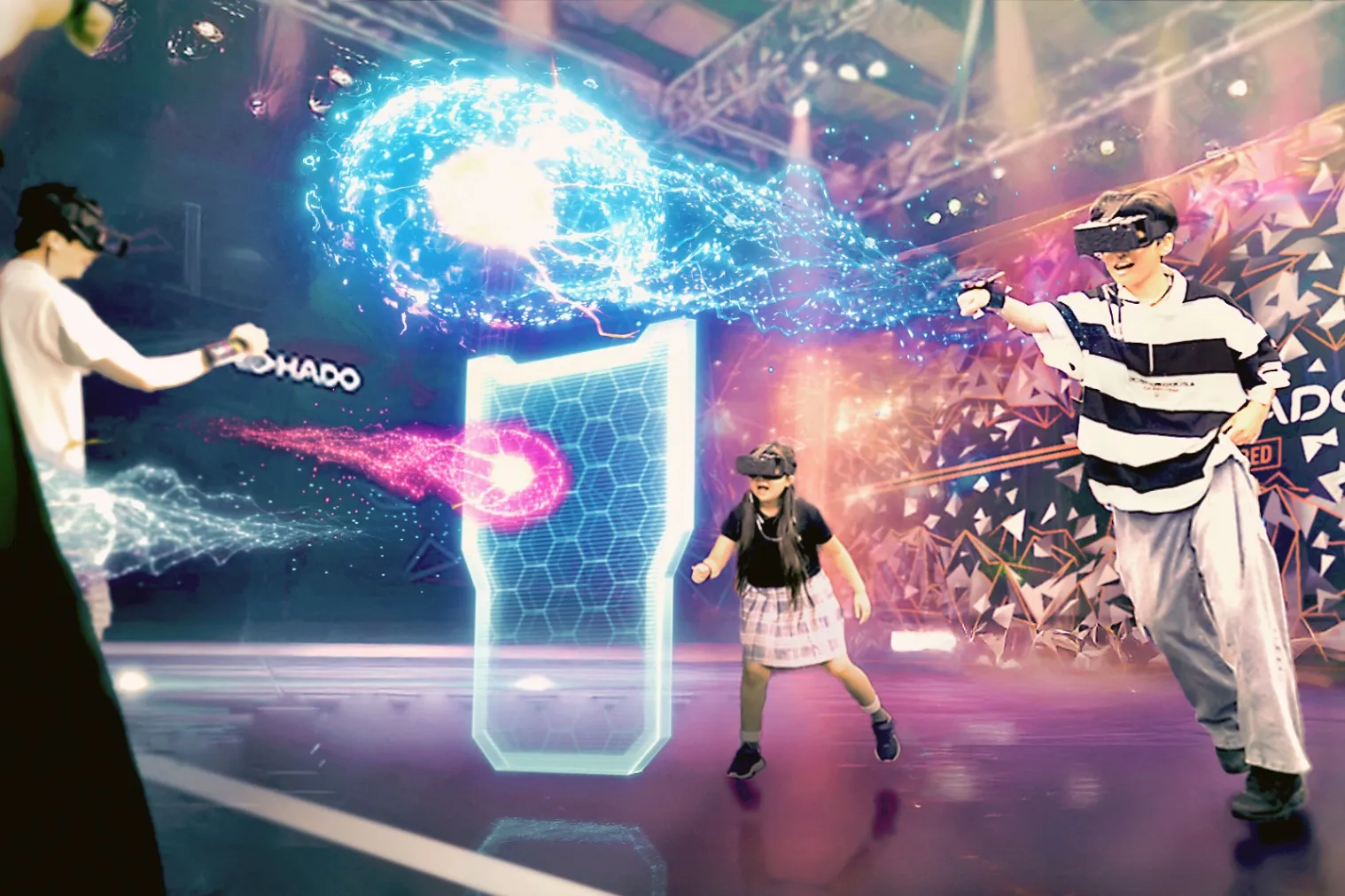 ▲HADO ARENA お台場店 プレイイメージ