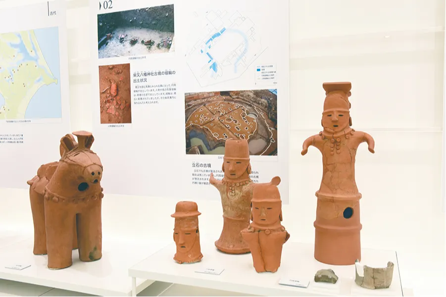 ▲2階「郷土展示室」（写真提供：葛飾区郷土と天文の博物館）
