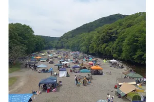 嵐山渓谷バーベキュー場　＜バーベキュー場＞