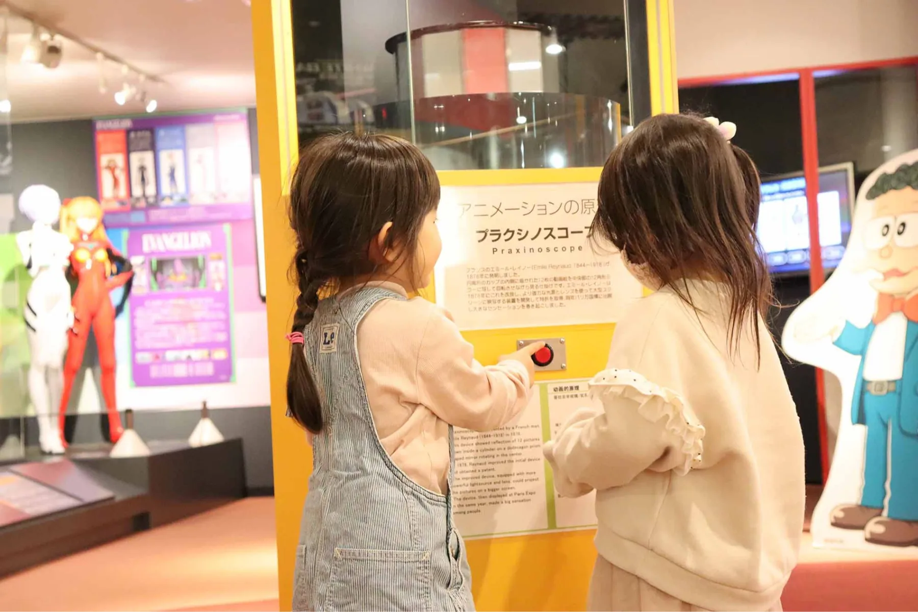 ▲東京工芸大学 杉並アニメーションミュージアム 「アニメの原理」展示