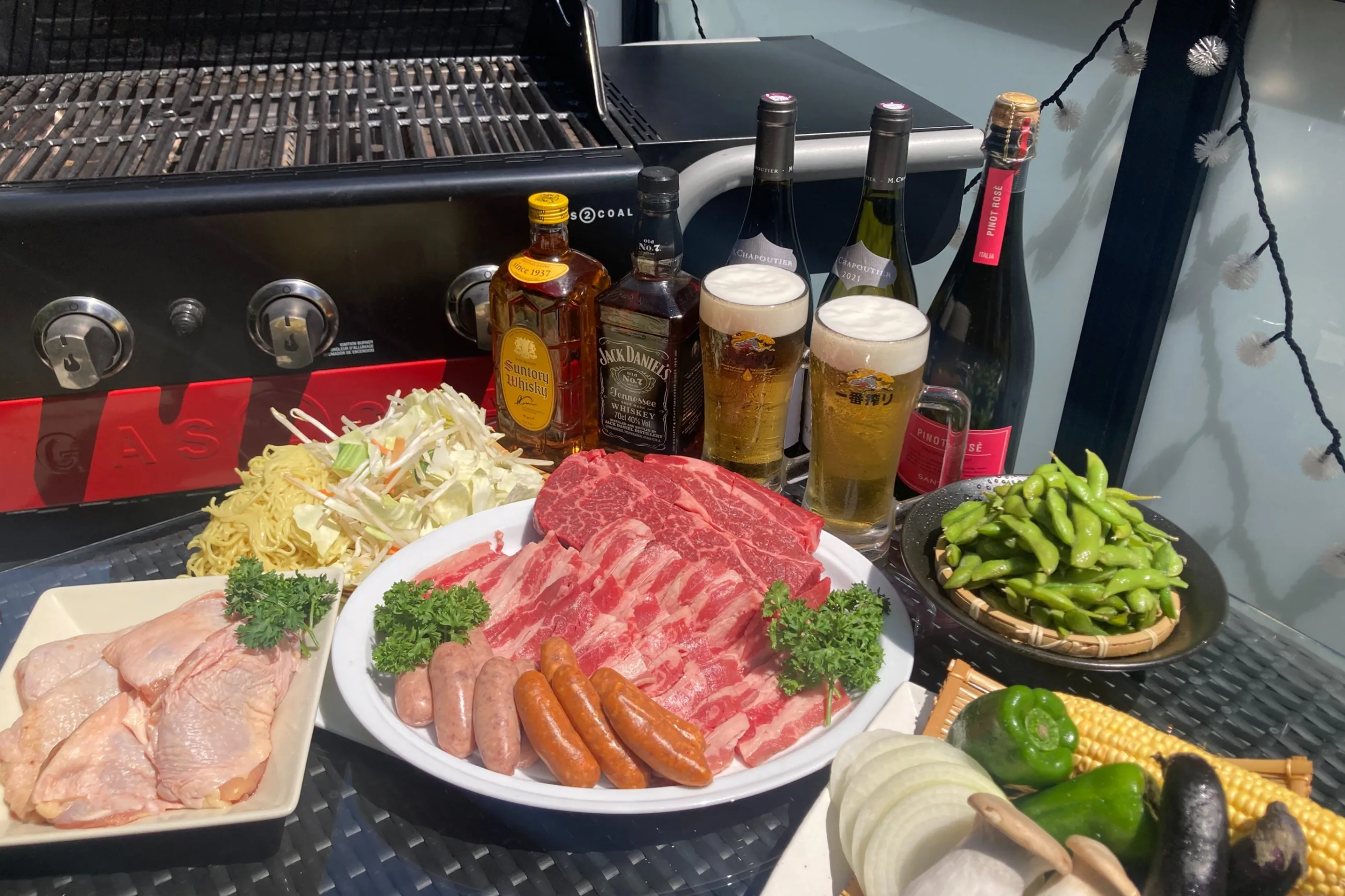 アサヒビールスマドリビアガーデンBBQセット アサヒビールスマドリビアガーデンBBQセット