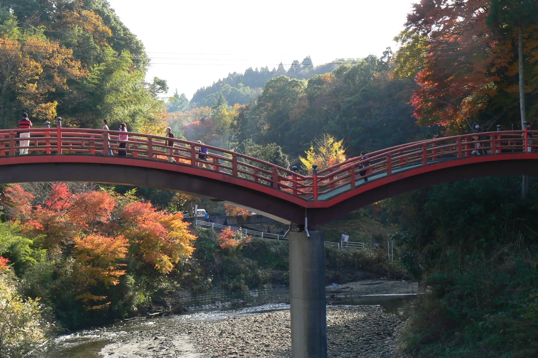 ▲〈養老渓谷〉観音橋