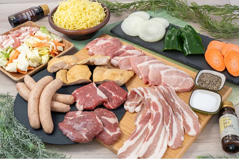 ▲STEPOUTBBQセット