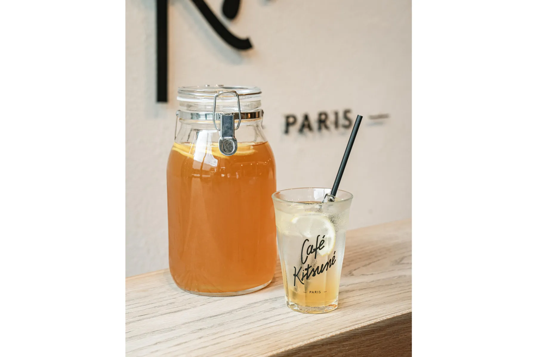 ▲Café Kitsuné Aoyama 自家製レモネード