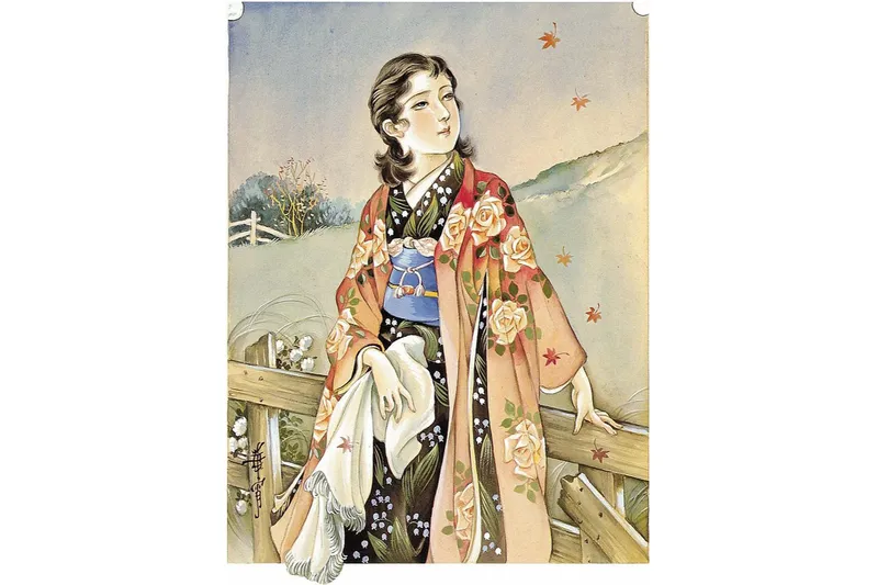▲高畠華宵「真澄の青空」