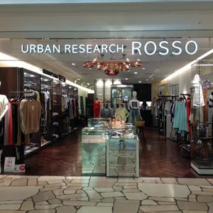 ROSSO アーバンリサーチ URBAN RESEARCH ブルーニット 短丈 URBAN RESEARCH ROSSO ルミネ新宿