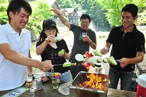 都幾川四季彩館　バーベキュー広場
