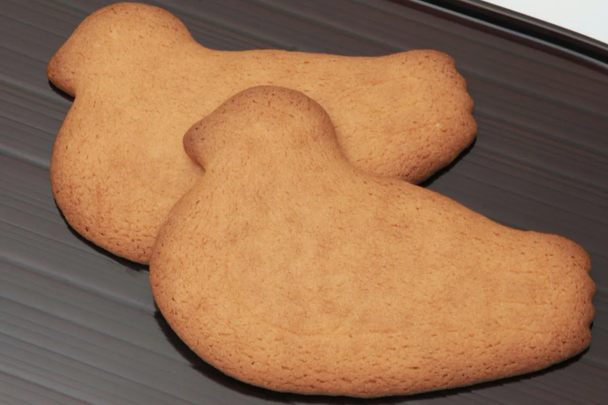 ▲豊島屋の看板商品「鳩サブレー」